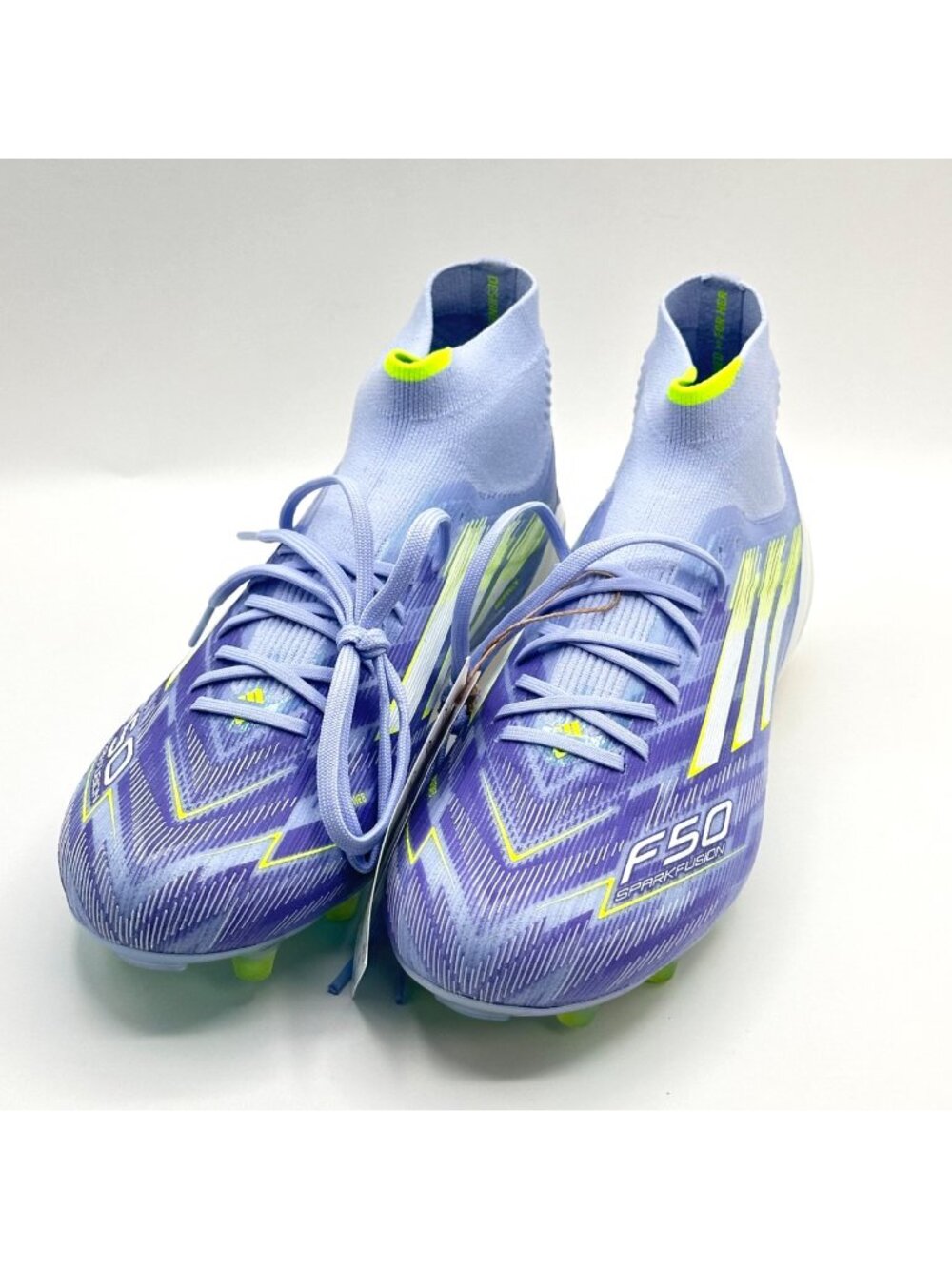 Women's Adidas F50 Sparkfusion Elite Mid FG/AG Soccer Cleats Sz 10 Violet JH7648